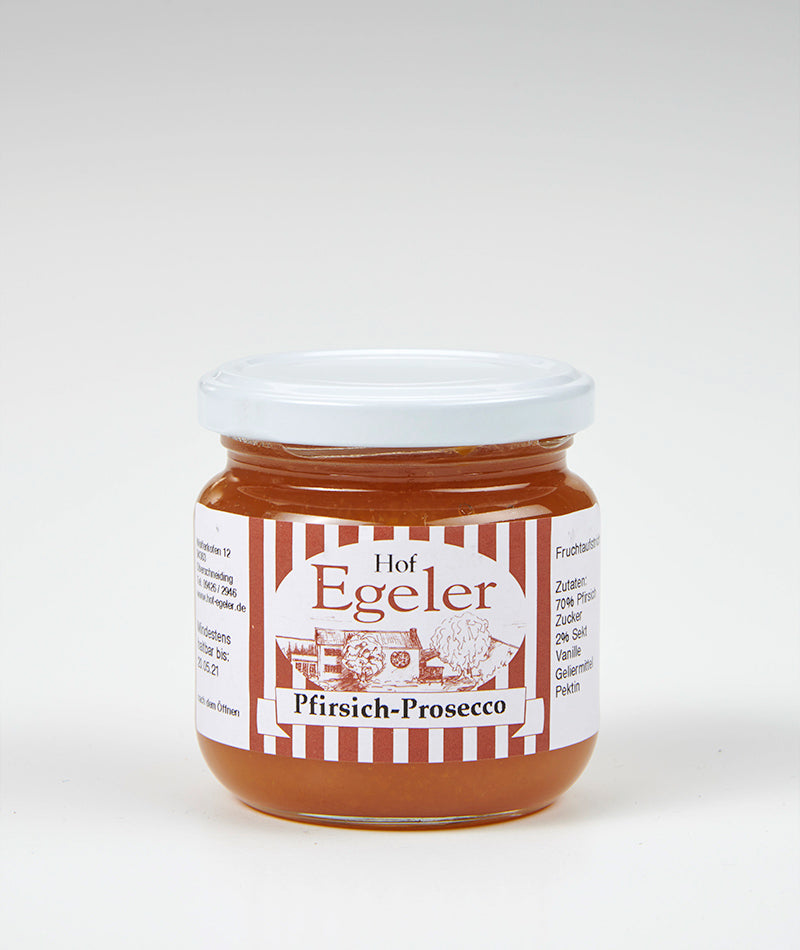 PfirsichProsecco Marmelade HofEgeler